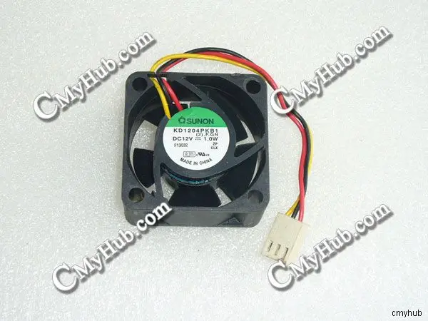 Для SUNON KD1204PKB1 (2).F.GN DC12V 1.0W 4020 4CM 40MM 40X40X20MM 3-контактный охлаждающий вентилятор KD1204PKB1