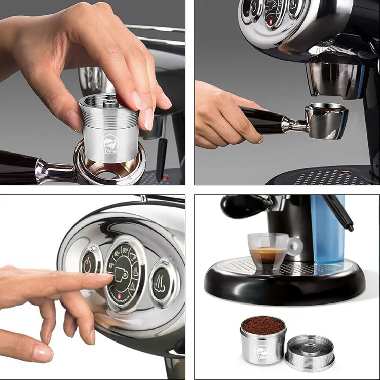 For Illy Espresso Machine X7.1 X8 X9 IllY3 IllY1.1 IllY5 Reusable Coffee Capsule Refillable Pods view 3