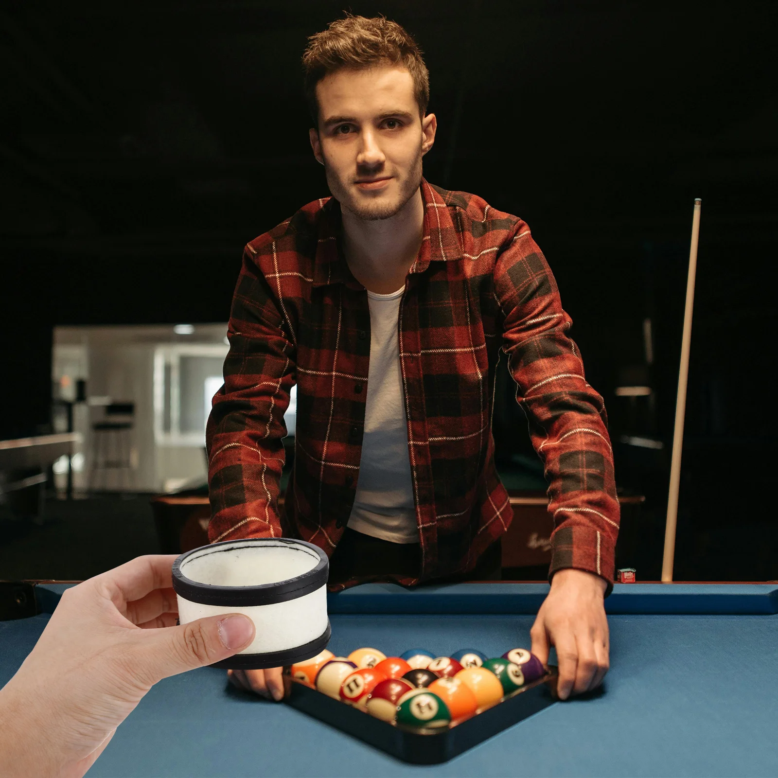 

16pcs Billiard Cleaning Wool Rings For Chinese 8 Ball Pool Maintenance Durable Easy Install Pool Ball Cleaner