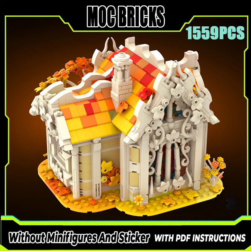 

Exquisite new product MOC building block model birch wooden house technology modular children's toy gift DIY assembly set