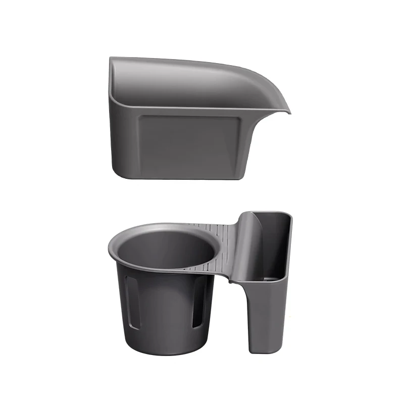 QHCP Center Water Cup Holder Hanger Box ABS Main Driver's Storage Box Small Hanger Box Organizer For Toyota Sienna Granvia 22-25 - Image 3