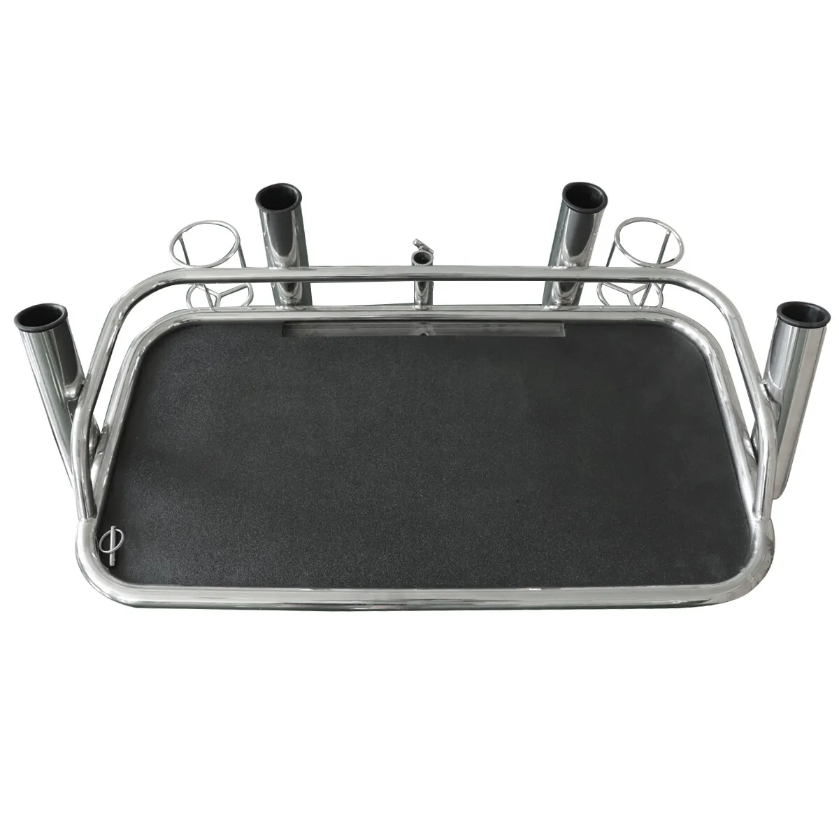 STTL  Have in Stock Stainless Steel 360 Degree Adjustable Boat Fishing Multifunctional Fishing Rod Holder with Sunshade