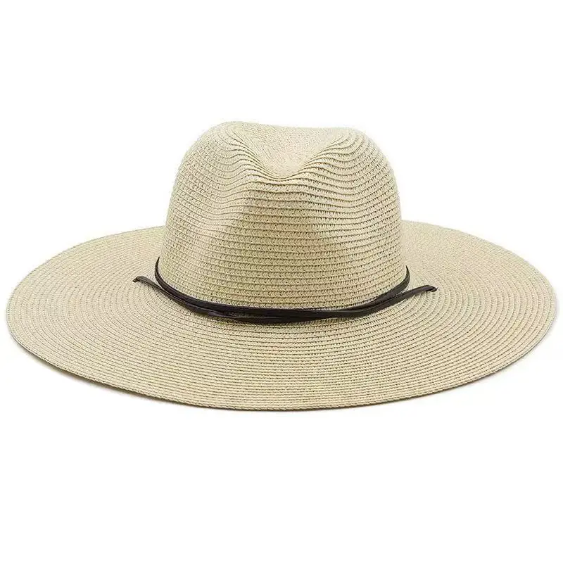 

Rhinestone Cowboy Hat Straw Sun Hat for Women Men Beach Vintage Western Cowgirl Party Summer Festival Country Music Headwear