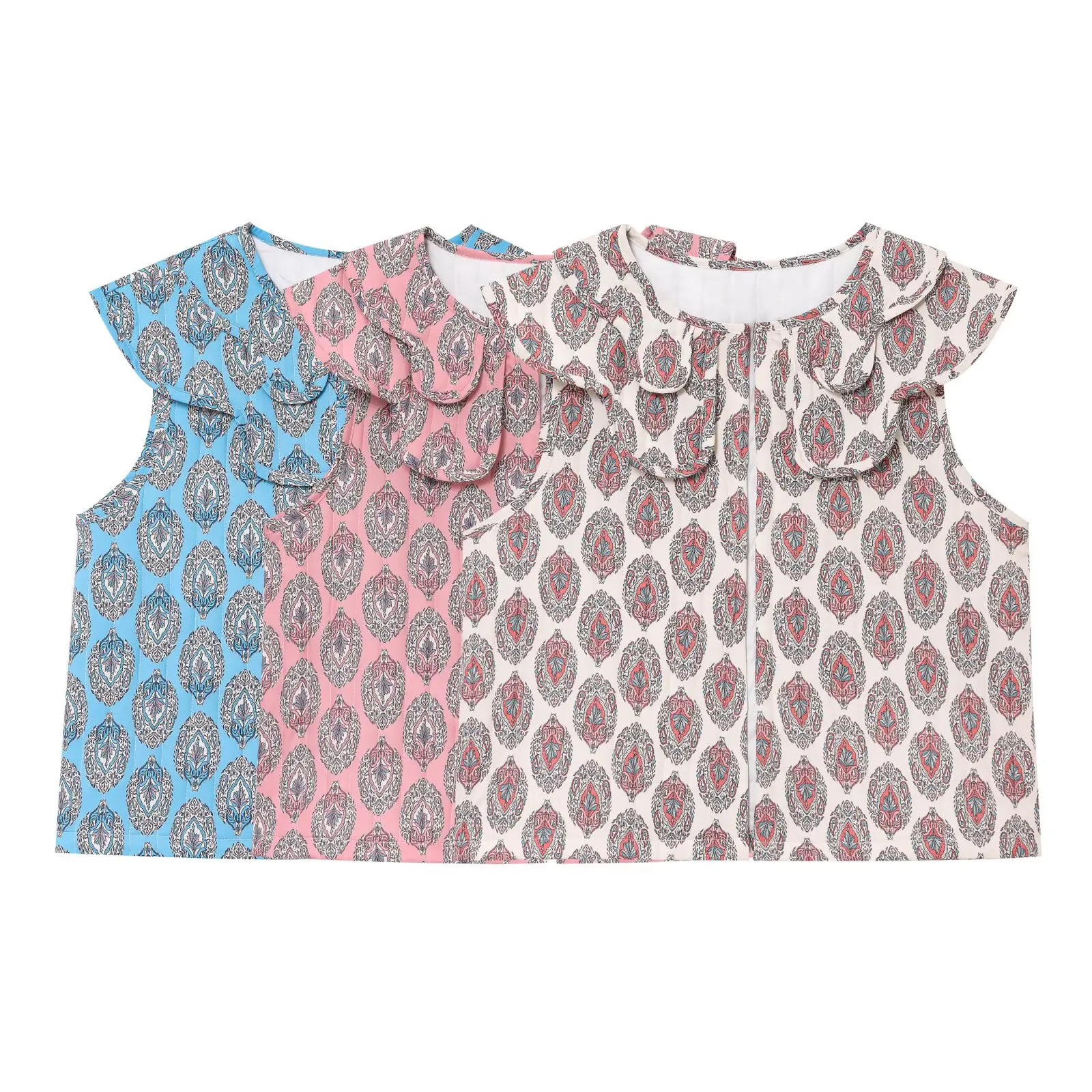 

Zevity женский винтажный тотем без рукавов с цветочным принтом пейсли, стеганый жилет, куртка, женский кардиган, жилет, шикарные топы в стиле ретро CT9060