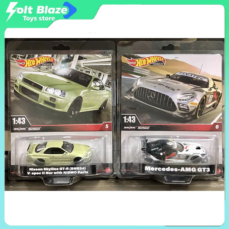 

Hot Wheels 2025 Cultural Collection Simulation Mercedes-Benz AMG Nissan GTR Sports Cars Model Toys for Boys Hot Wheels Gift