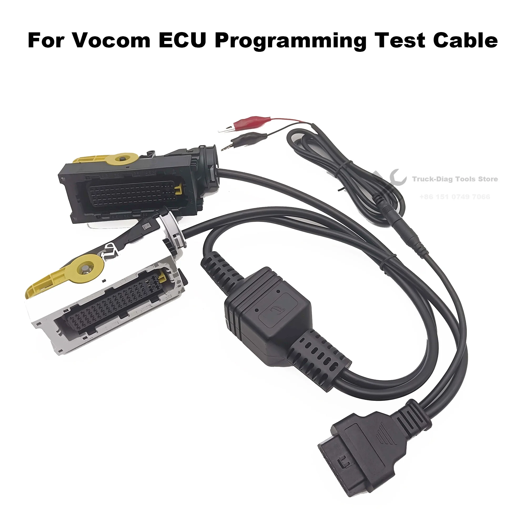 Test Cable ECU Programming For Vocom Excavator ECU Display Diagnostic Tool Engine Programming Test Wiring Harness Cable 88890300