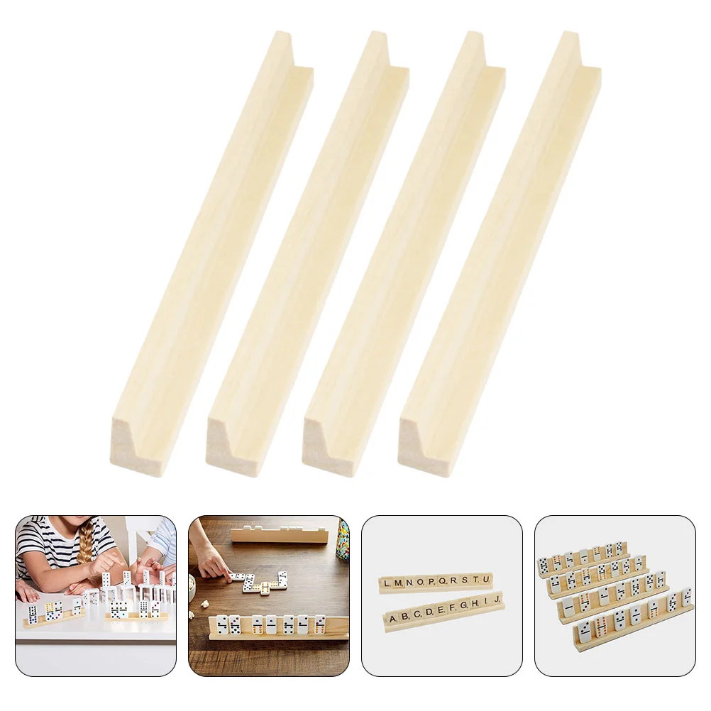 

Base DIY Accessory Trays Racks Supply Wooden Toy Cards Displaying Holders Desktop Dominoes