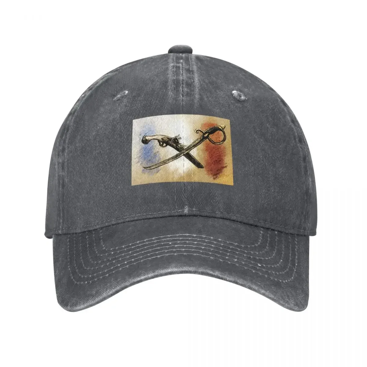 France Trip 2023 Print of French Calvary Flintlock and Saber Historically Accurate WeaponryCap Baseball Cap