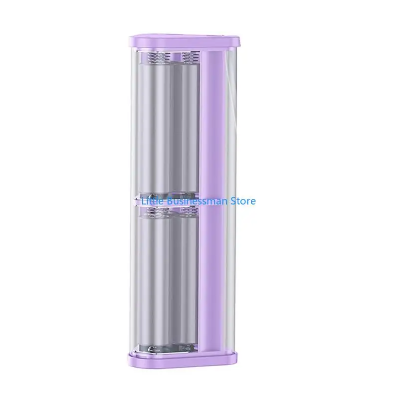 Portable 21700 Battery Chargers With Transparents ABS Shell And Builts In Emergency Light For Travel And Camping M76A