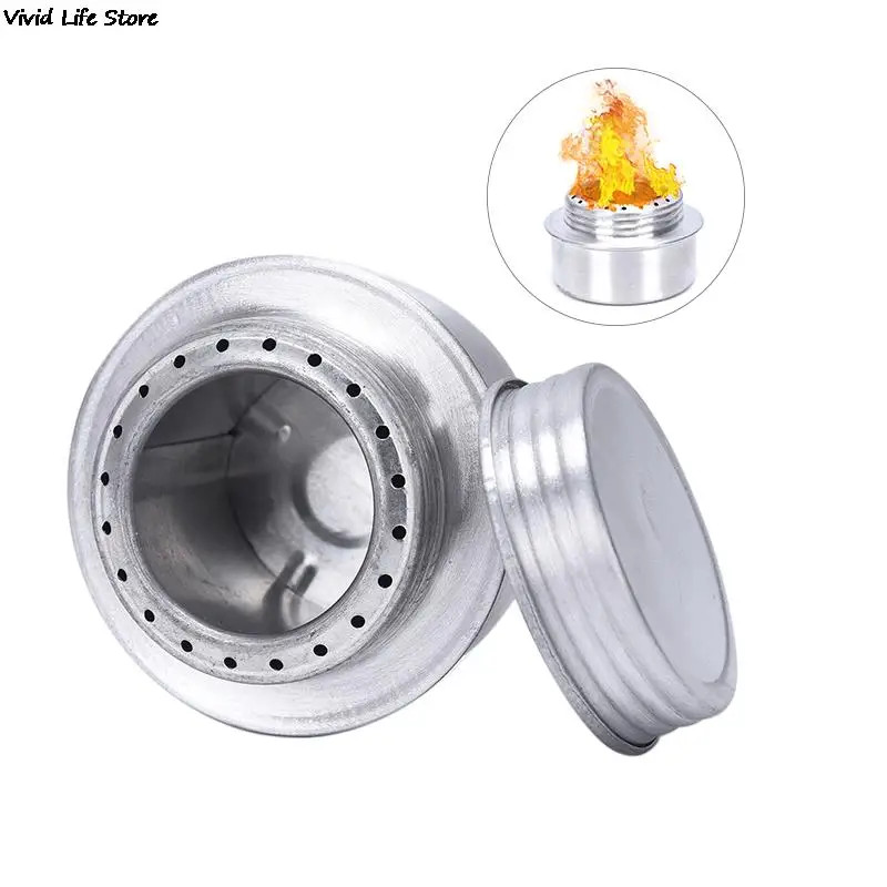 Portable Mini Alcohol Aluminum Alloy Stove Outdoor Camping Picnic Hiking Cook