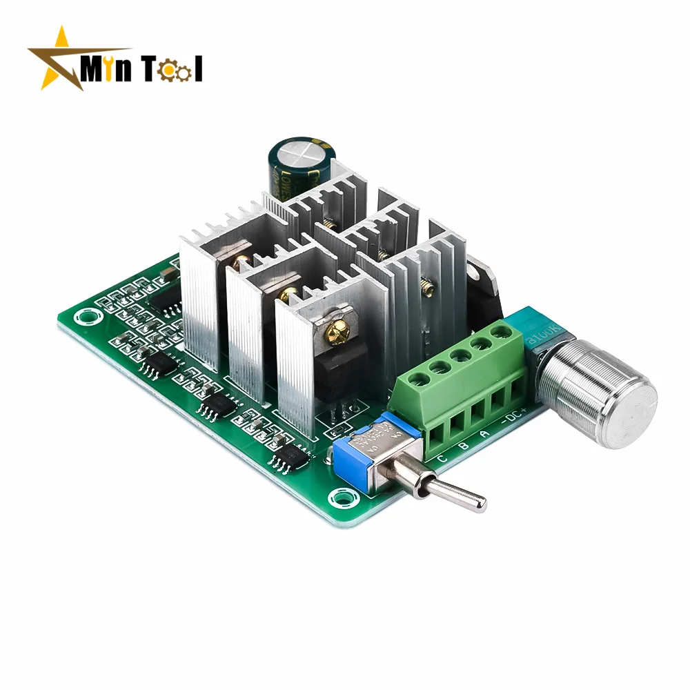 DC 5-36V 12V 24V 15A Motor-Drehzahlregler BLDC Dreiphasiger Sensorloser Bürstenloser Motorcontroller Lüfter-Treiber Netzteil – Detail 8