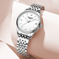 GUANQIN Watch for Woman Automatic Watch Stainless Steel Elegant luxury simple Luminous Waterproof Women's Watches for Gift
