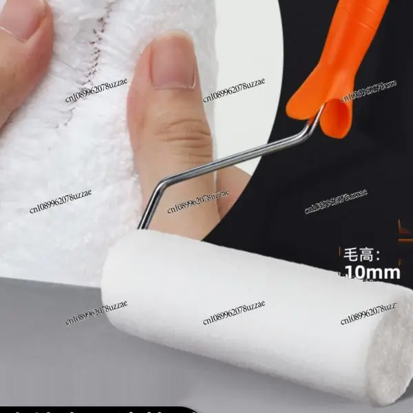 فرشاة دوارة للطلاء الداخلي والخارجي من اللاتكس، ملمس ذاتي العلامات، فرشاة طلاء دوارة رقيقة وموحدة #2