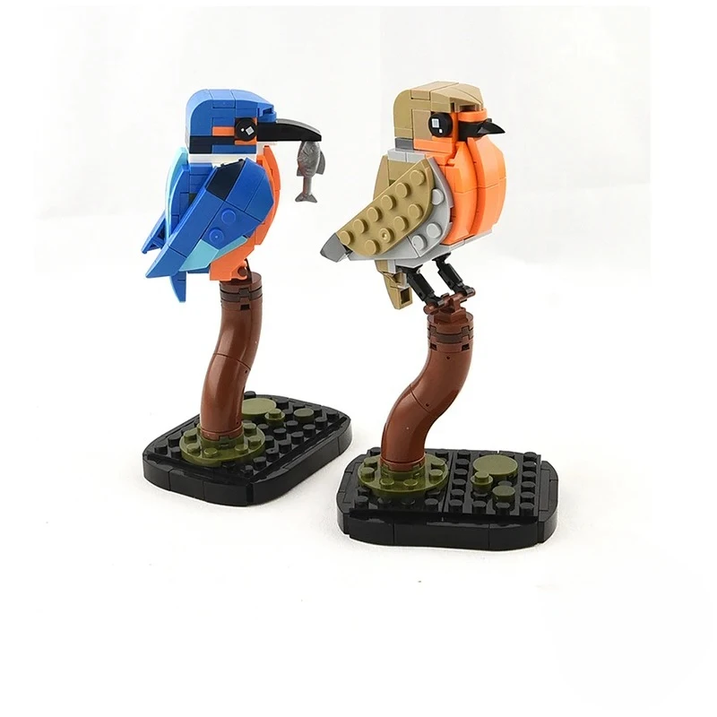 

Строительные блоки для сборки мелких частиц MOC-174485, 125 шт., креативные животные, птицы, Робин, развивающая игрушка, модель здания, подарок Se