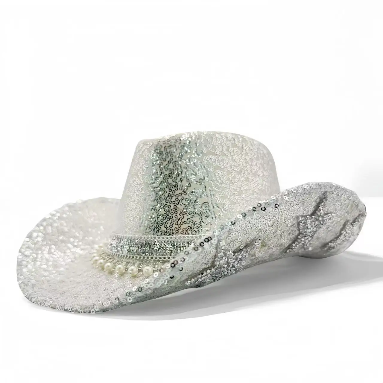 

HongLuan Western Yellow & Silver Cowboy Hat Rhinestone Woman for Cowgirl Costume, Cowboy Hats Women & Cowboy Accessories for Man