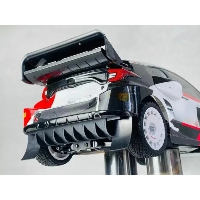 

For Tamiya TT02 1/10 Yaris RC Rally Car Rubber Mud Flaps with Rear Diffuser, Simulation Guards Decoration Upgrade Parts