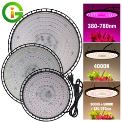LED Grow Light Full Spectrum 380-780nm Imitated Sunlight Plant Growing Light For Hydroponics Flowers Seedlings Succulents.