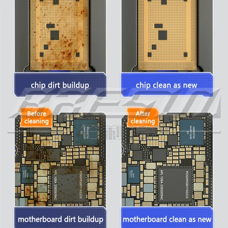 Mechanische Moederbord Chip Debonding Borstel Stalen Borstel Ic Pad Schoonmaken, Lijmverwijdering Tin Verwijderen, Polijsten Borstel Gereedschap