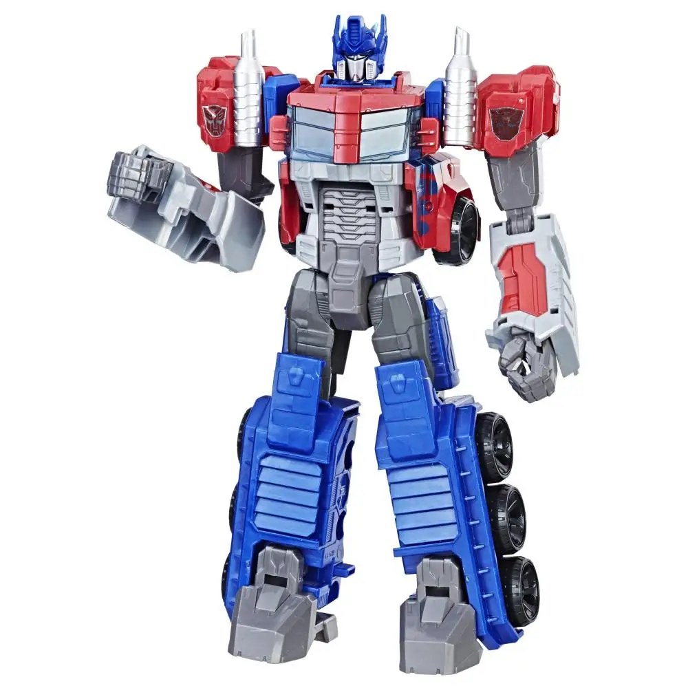 Hasbro Transformers Toys Heroic Optimus Prime 11-Inch Action Figure - Timeless Large-Scale Figure Changes Into Toy Truck