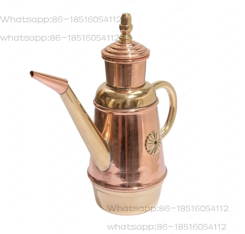 Botella Dispensadora De Aceite Oliva, Olla Aceite Cobre Hecha A Mano Para Cocina, Restaurante, Tienda De Pizza