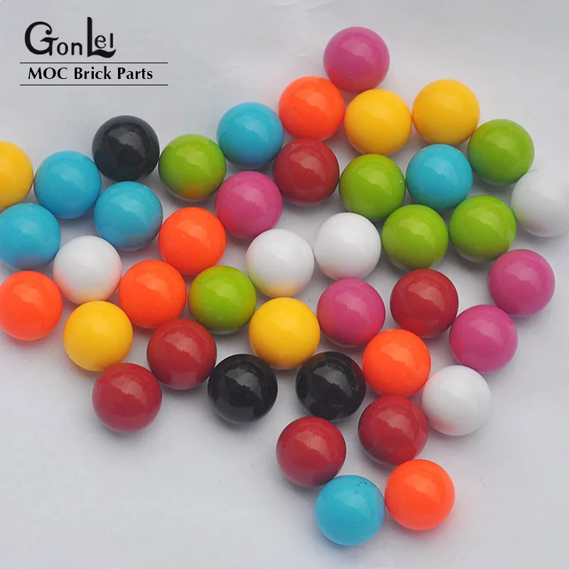 140Pcs/lot 18mm GBC Ball Sports Soccer Basket Balls MOC Building Blocks Fit For EV3 Conveyor Belts DIY Bricks Parts Toys Gifts