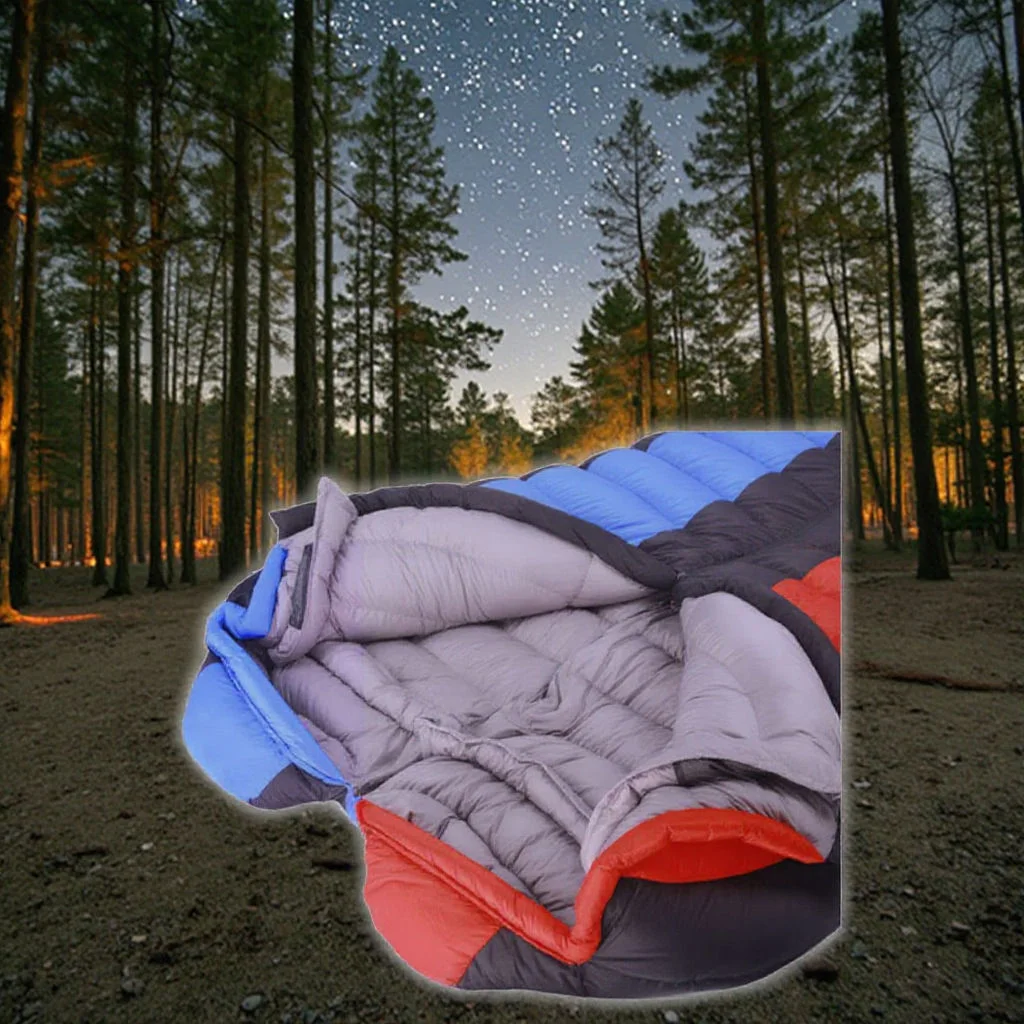حقيبة نوم للتخييم خفيفة الوزن 4 فصول دافئة على الظهر في الهواء الطلق حقيبة نوم شتوية من القطن للأمهات #4