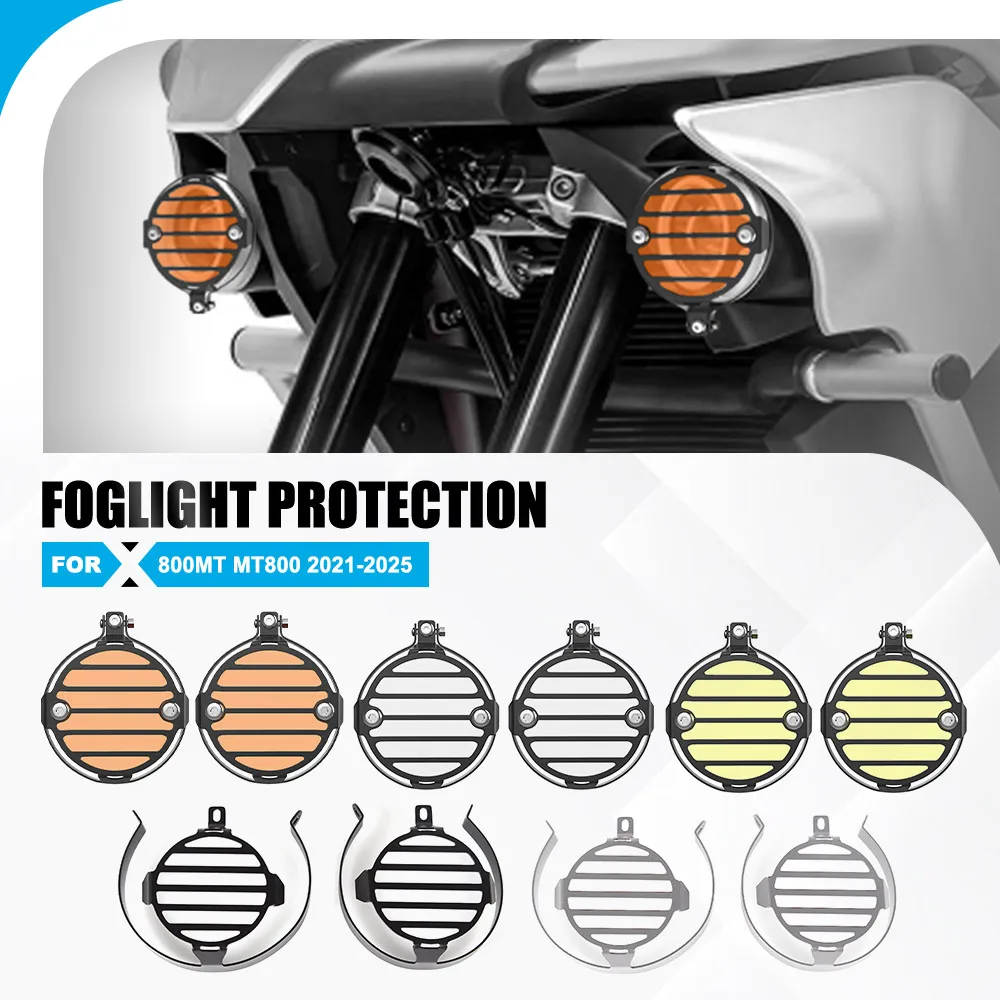

For CFMOTO CF MOTO 800MT MT800 2021 2022 2023 2024 2025 Fog Lights Protector Fog Lamps Grille Protection Cover Guard Shield