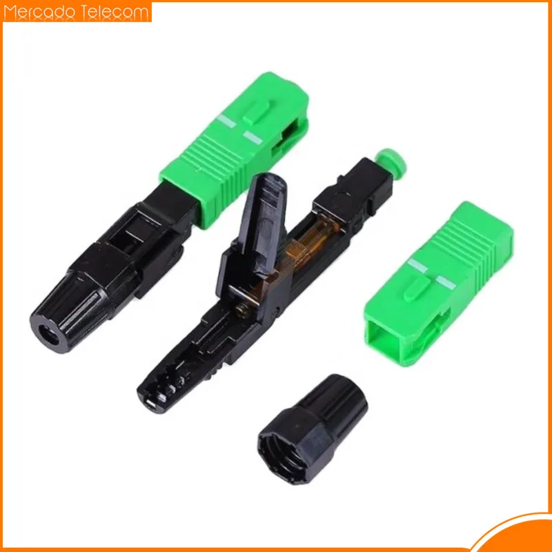 

Wholesales FTTH SC single-mode fiber optic SC APC quick connector Fiber Optic Fast Connecto Telecommunication level