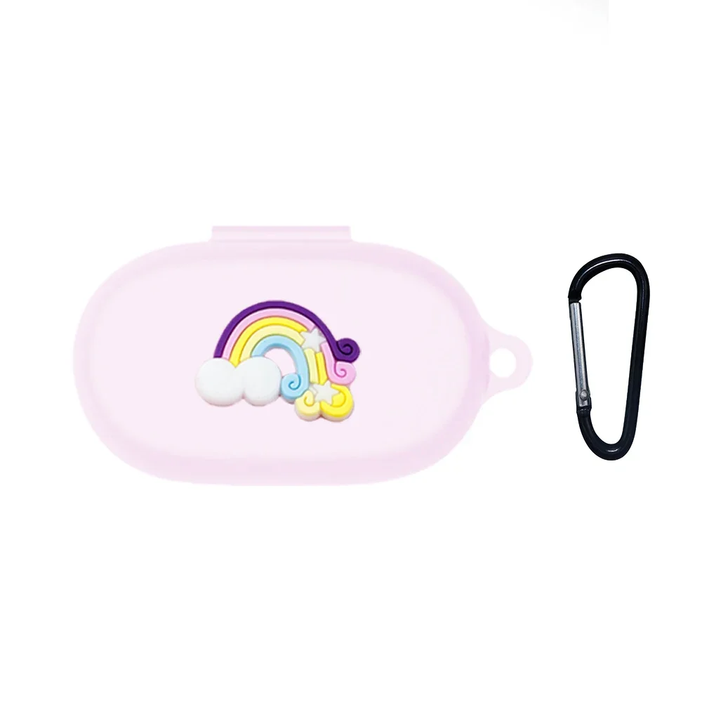 For Jabra Elite 7 Pro / Elite 7 Active Case cartoon dog/cat /flower Shockproof Earphone Cover Silicone hearphone Accessories