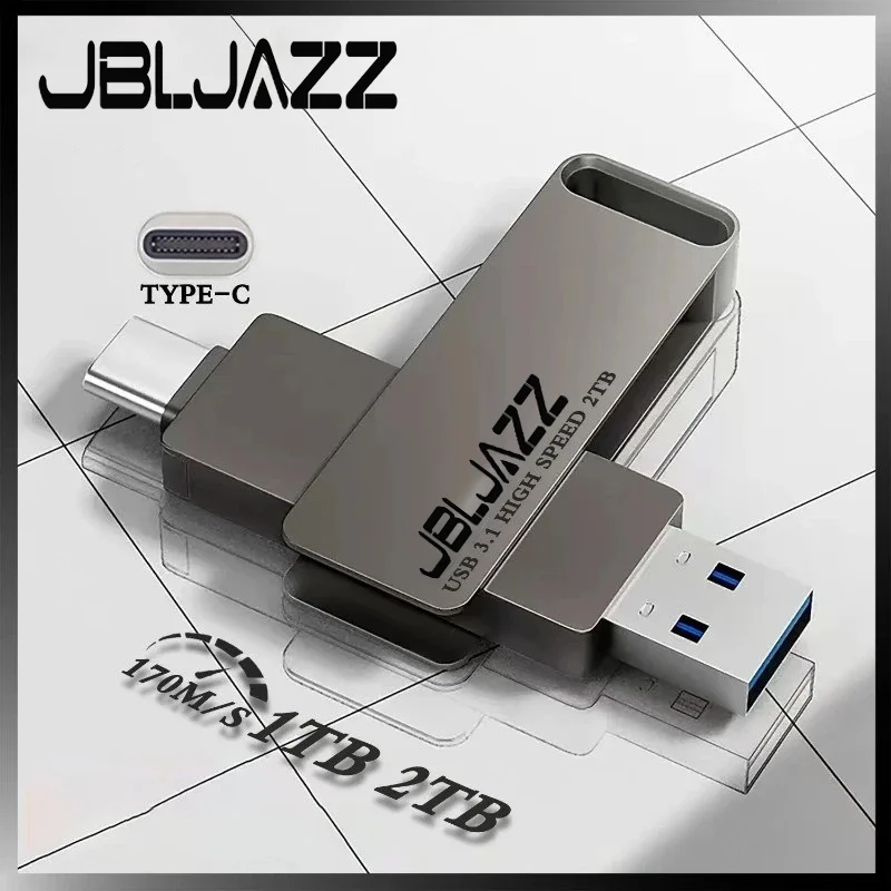 128GB USB3.0 Pen Drive High Speed Type C USB Flash Drive Metal Pendrive 512GB 256GB Portable Memoria USB Stick For Xiaomi Phone