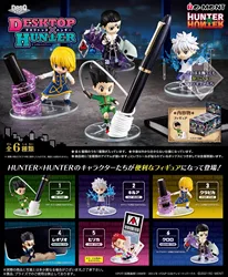 5cm Genuine Anime Model Hunter X Hunter Rement Desk Decor Collection Mini Figure Toys Zoldyck Killua Gon Leorio Chrollo Hisoka