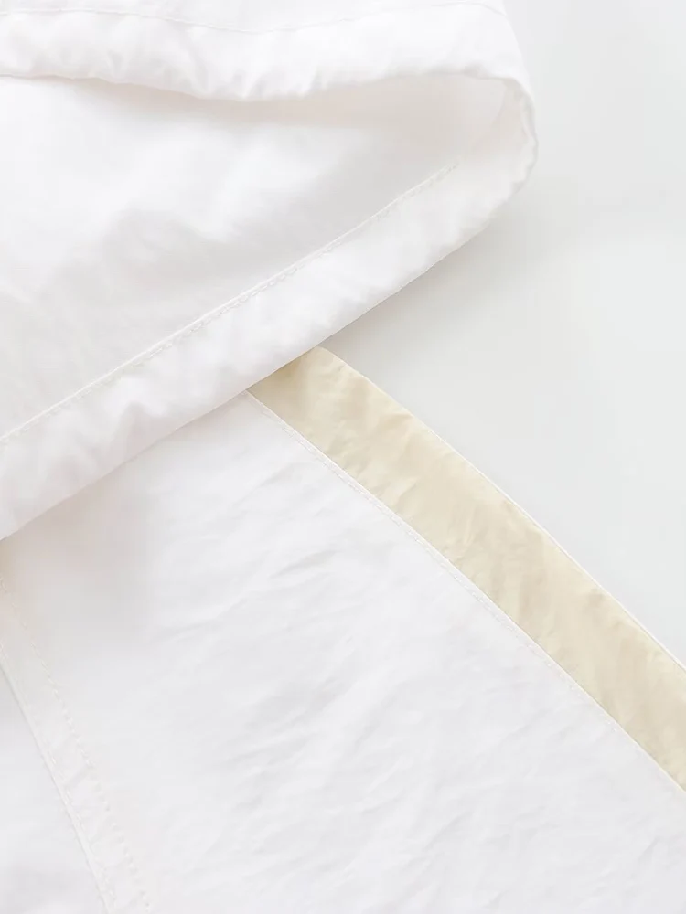 Veste courte à capuche en nylon avec fermeture éclair pour femme, style européen, nouvelle mode, tempérament polyvalent, style simple