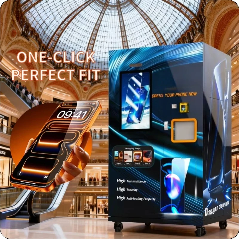 

Innovative Fully Automatic Custom Vending Machine for Screen Protectors Retail Items Self-Service Kiosk 24H Unattended Payment