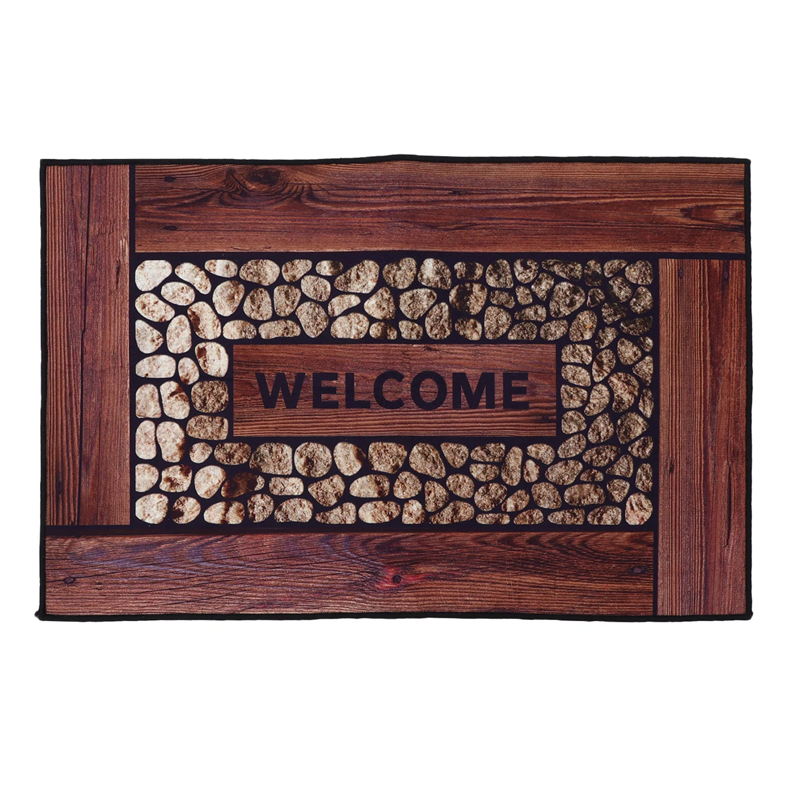 

1Pcs Nonslip Pebble Doormat Highquality Polyester Fiber Durable Longlasting Use Comfortable Touch Antiskid Floor Mat