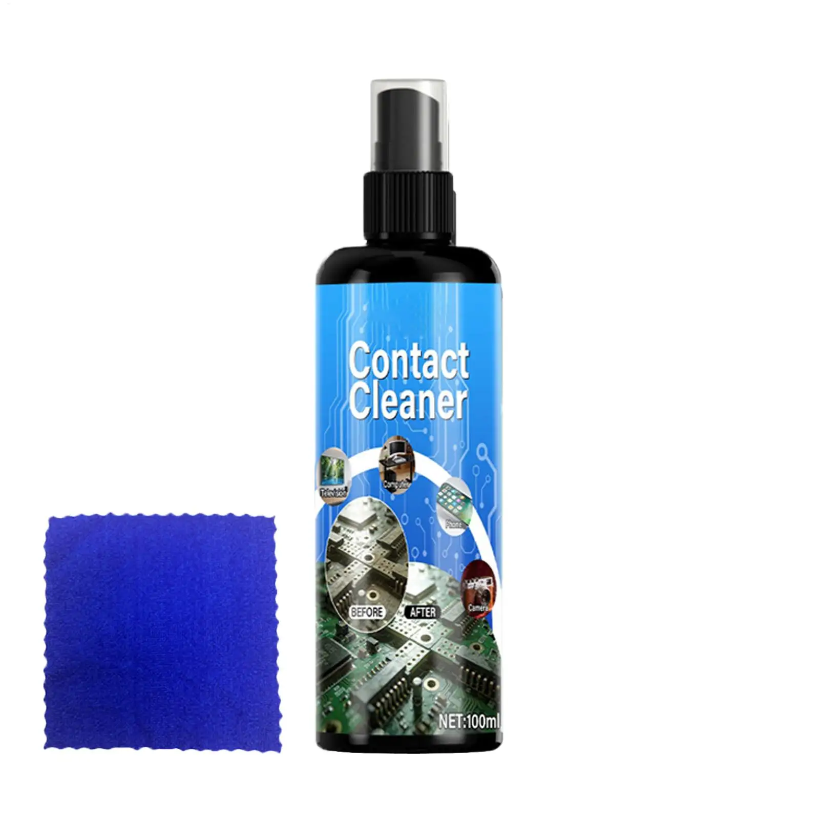 Contact Cleaner Spray Quick-Drying Precision Agent Electronics Dust Removal Cleaner Spray For Motherboard Circuit Board TV