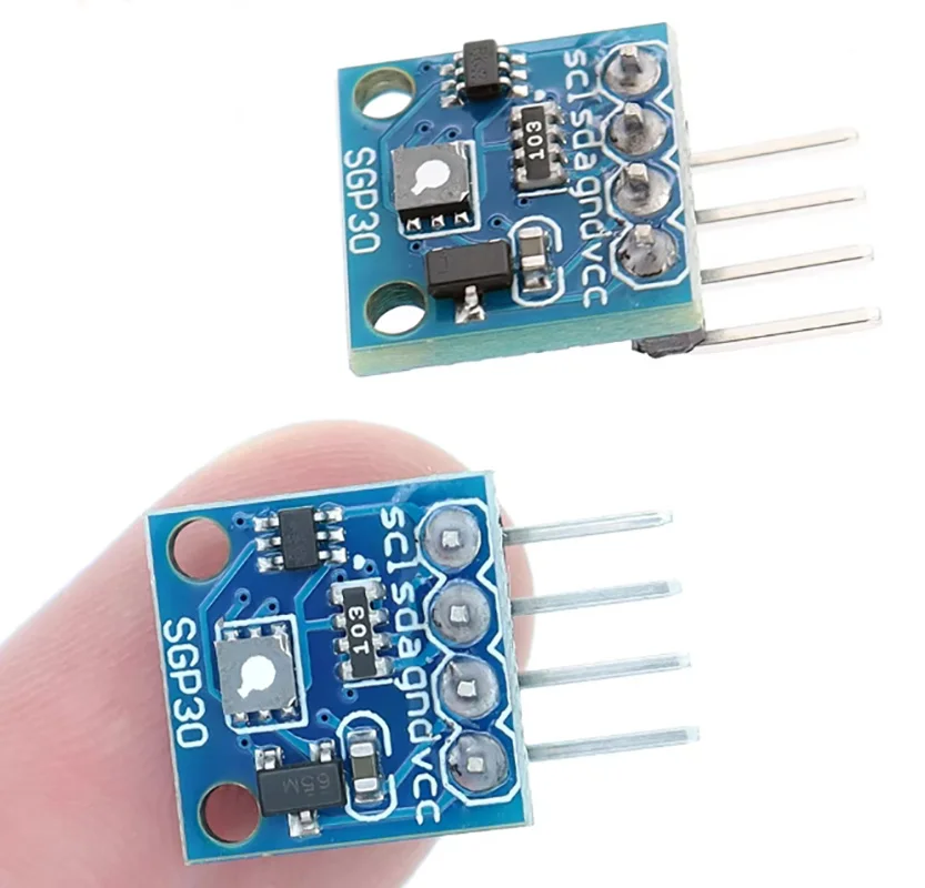 SGP30 Gas Sensor Module TVOC/ECO2 Indoor Air Quality Formaldehyde Carbon Dioxide Measurement Sensor Board IIC I2C Interf