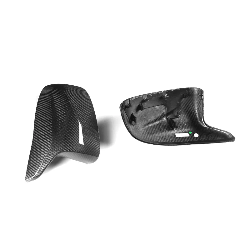 OEM لسيارات BMW X3M X4M X5M X6M F95 F96 F97 F98 استبدال المرآة الخارجية من ألياف الكربون ، تغطي غطاء المرآة الخارجية