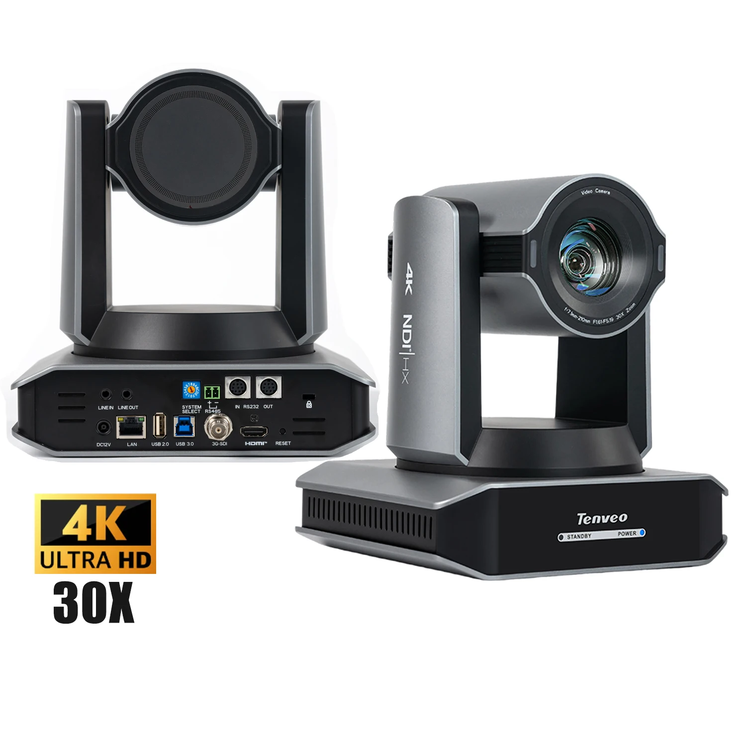 2026 Hot And Professional NDI|HX3 4K 60fps AI Single Or Multiple Person And Area Tracking 30X Optical And 16x Digital Zoom