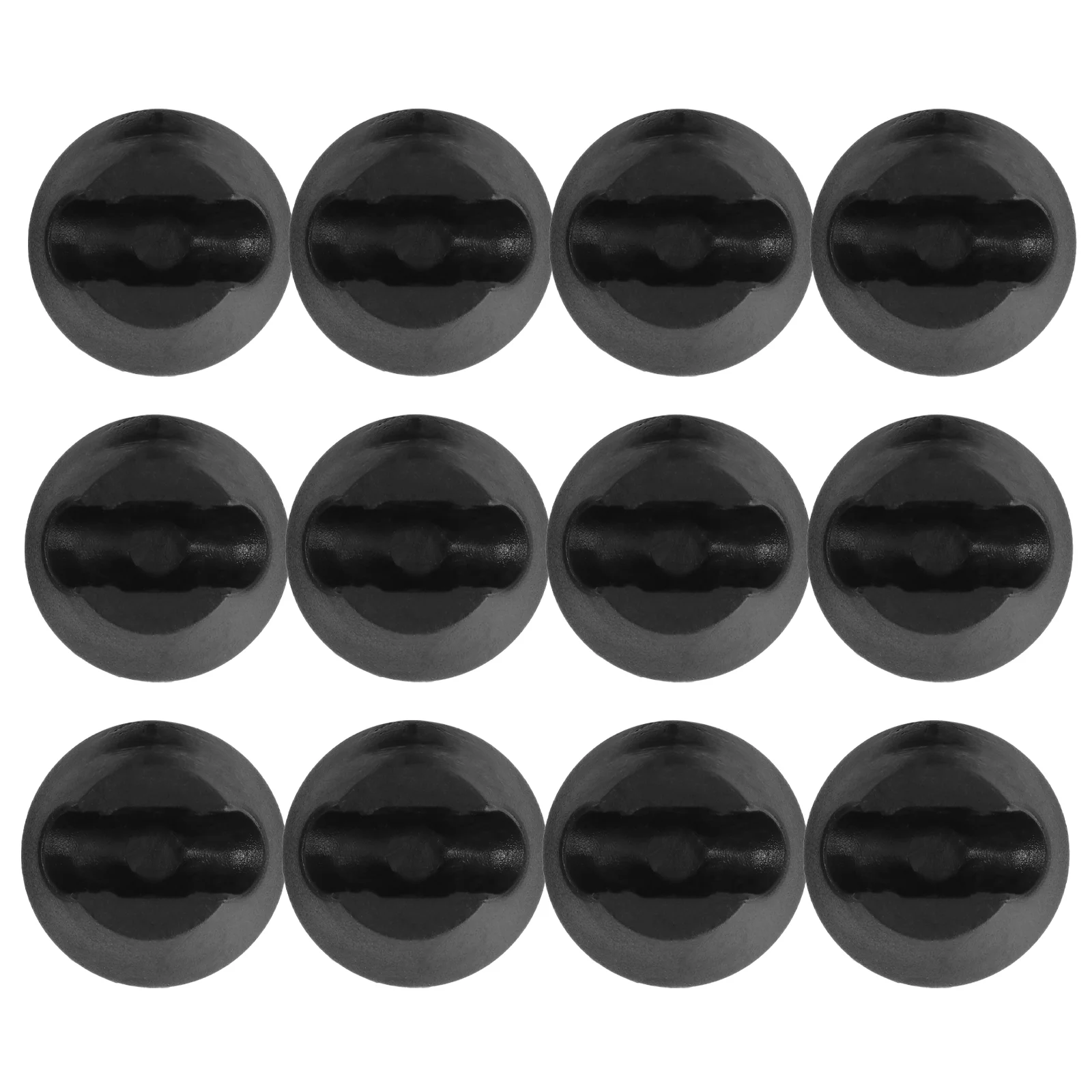 

16 Pcs Chair Foot Protector Barrettes Black Table Feet Mat Covers Hairpin Leg Abs Rubber Protectors