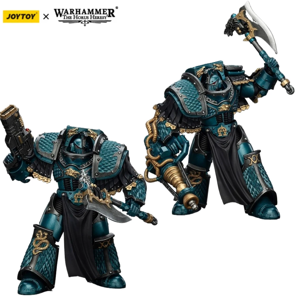 

In Stock JOYTOY Warhammer 40K Action Figure Alpha Legion Lernaean Terminator 2PCS Anime Action Figure Model Toys Collection Gift