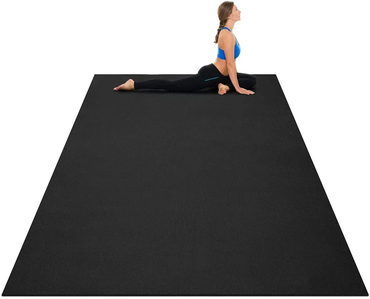 Extra Wide Thick Yoga Mat for Home Gym, Large