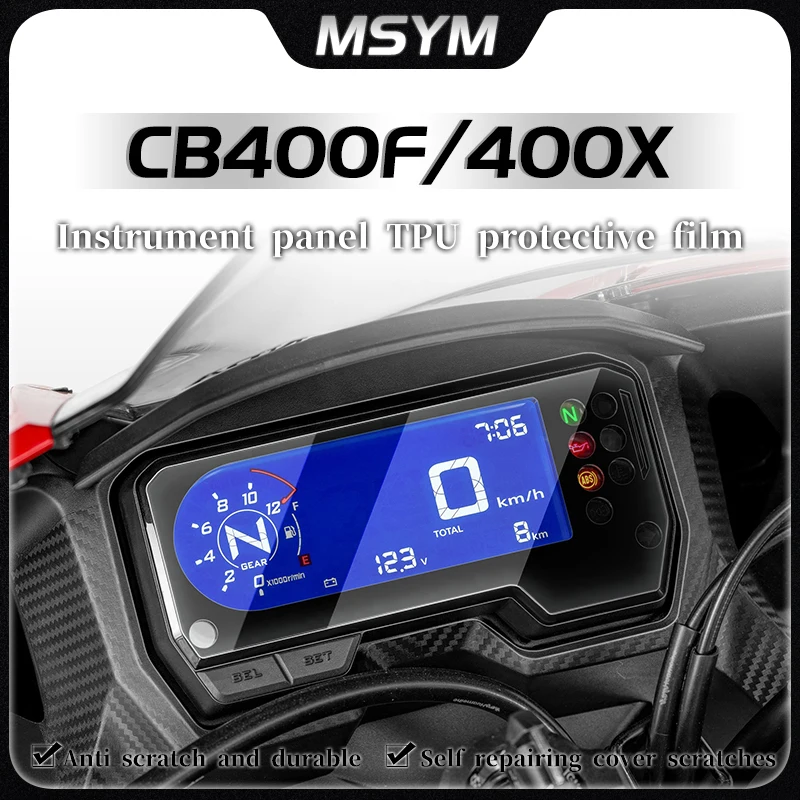 

Motorcycle Cluster Scratch Protection Film Dashboard Screen Protector For HONDA CB400X CB400F CB 400F CB400 X cb400f cb400x
