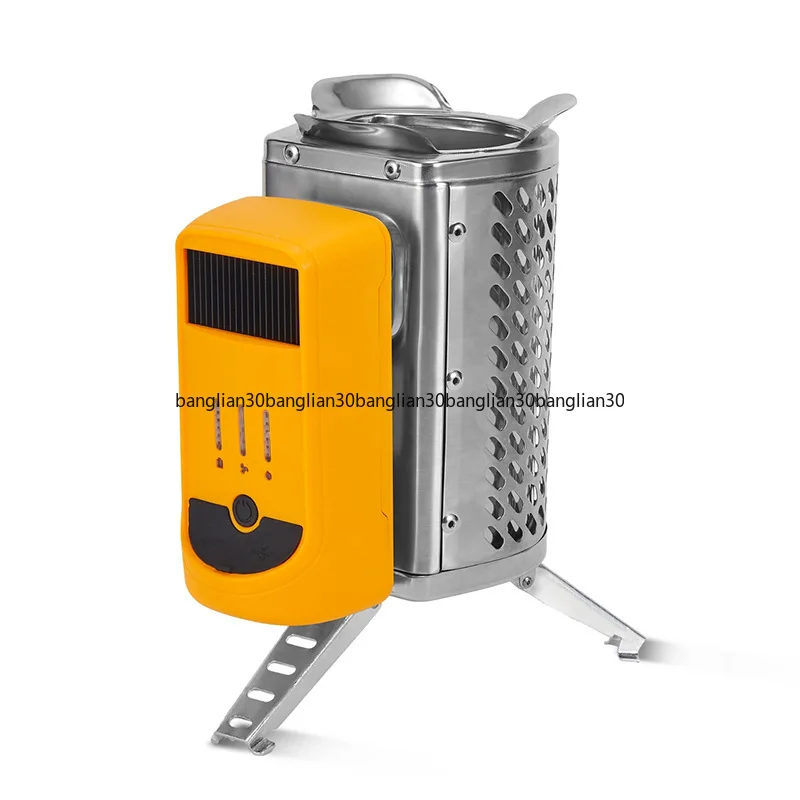 

Thermal Power Generation Wood Stove Outdoor Camping Small Barbecue Grill Rechargeable Foldable Portable Cooker Set