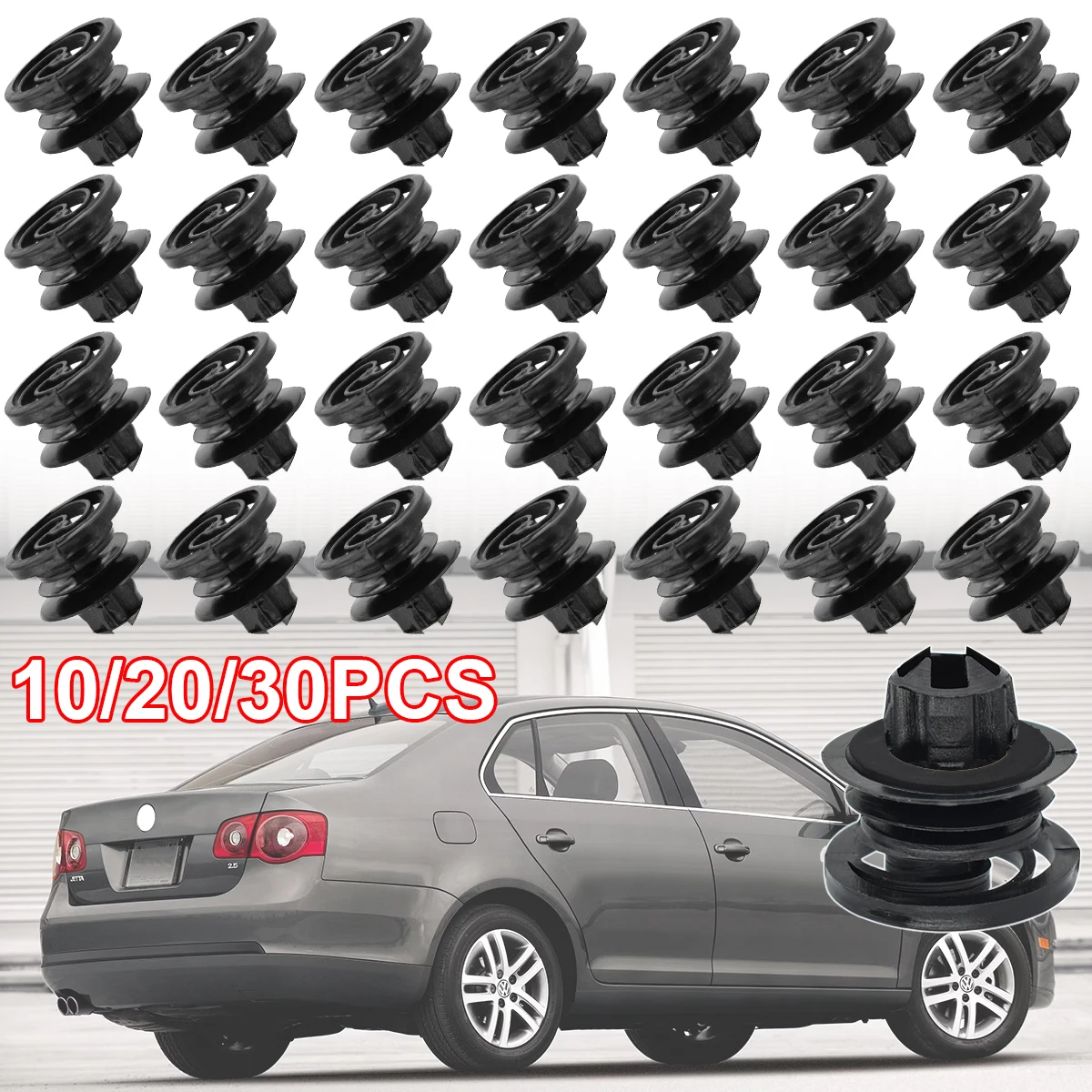 Car Interior Door Card Panel Trim Clips Auto Fastener Retainers Rivet For VW Volkswagen Golf MK4 Passat B5 Jetta Bora 3B0868243