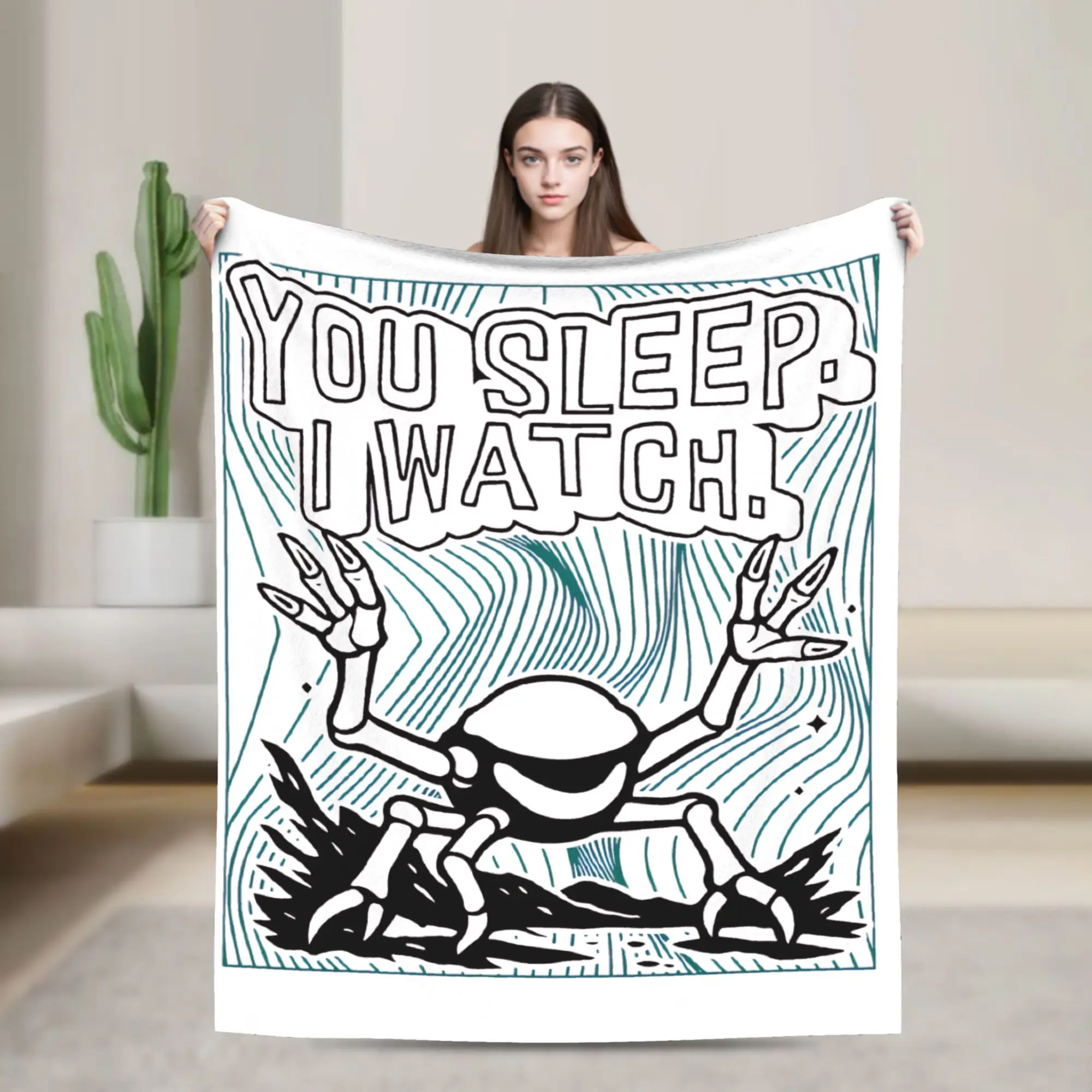 Project Hail Mary Rocky You Sleep I Watch  Flannel Blankets  Funny Throw Blanket for Home 125*100cm Bedspread,