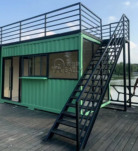 China Shipping Container Cafe Mobile Shop Portable Street Container Snack Bar Custom Container Coffee Shop