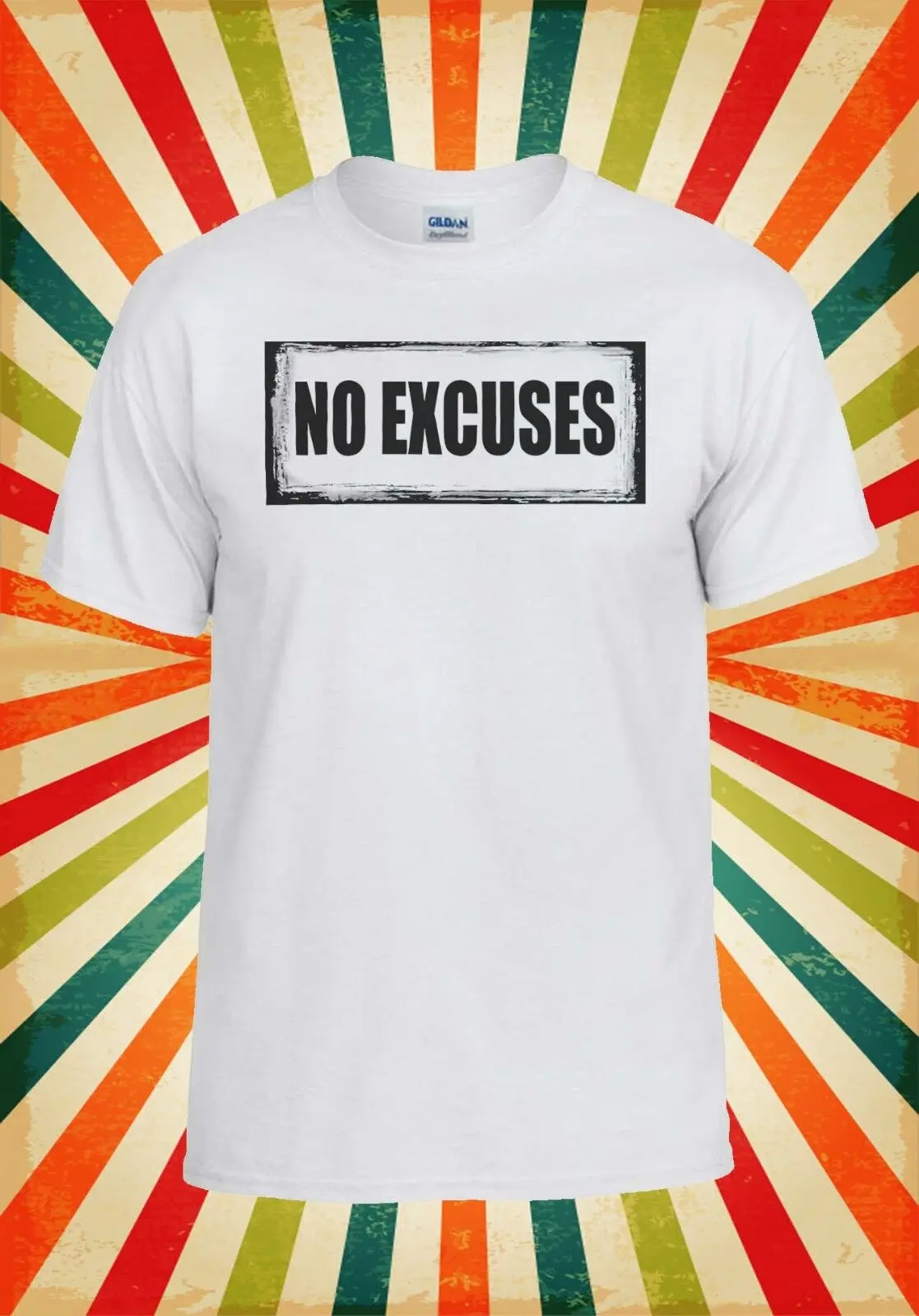 No Excuses Gym Workout Summer Novelty Vest T Shirt 997