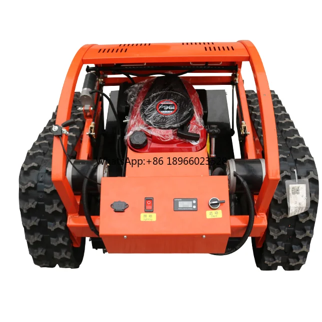 Factory direct supply professional remote control lawn mower grass cutter slope lawn mowers