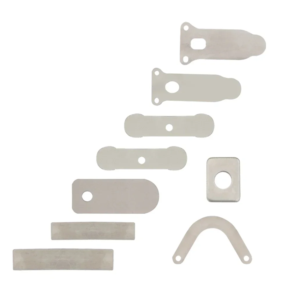 10 stücke Luft Kompressor Ventil Platte Stille Öl Frei Kolben Maschine Eisen Platte Luft Kompressor Metall Platte Pumpe Kopf Ventil Platte