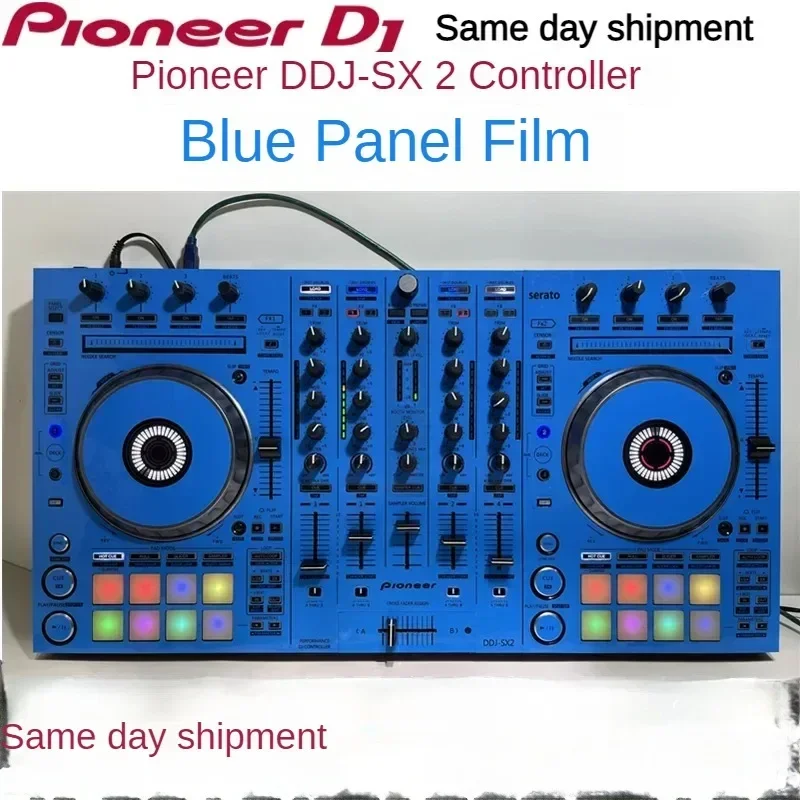 ddjsx2-ddjrx-film-controller-dj-disc-printer-panel-protective-film-sticker-skin-blue（film-only-not-machine）